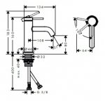 Hansgrohe Tecturis S Jednouchwytowe baterie umywalkowe Chrom 73301000