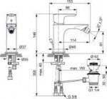 Ideal Standard Connect Air Bateria bidetowa złoto szczotkowane połysk A7030A2
