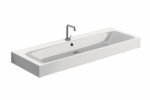 Kerasan 358331 CENTO umywalka 100X45 TUTTA wanna NERO MATT