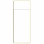 Besco ICON GOLD Kabina walk-in ze wspornikiem sufitowym 100cm Złoty ICG100200C