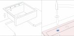 QUADRON BILL 110 GRANITEQ zlewozmywak wpuszczany 1-komorowy 595x540x205 mm, black diamond / odpływ stalowy HCQB6054U8BS