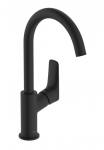 Hansgrohe Logis Jednouchwytowa bateria umywalkowa 210 z obrotową wylewką bez kompletu odpływowego czarny mat 71131670