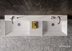 Catalano Zero New umywalka ścienna 150x50cm 1150ZEDUP00 z kompletem mocowań
