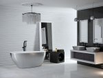 Besco Goya Glam 170 wanna wolnostojąca grafitowa + klik-klak chrom WMD170GG