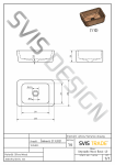 S.V.I.S. Design UMYWALKA 90 CM NOVA BUK LAKIER BŁYSZCZĄCY NATURALNY