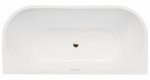 Besco Vica Slim+ wanna symetryczna 150 + syfon z przelewem złoty WAVS150Z+