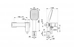 KFA Armatura Dust bateria prysznicowa natryskowa biała 93836061