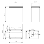 Elita SET KIDO 60 2S BLACK MATT PDW 168099 WYSYŁKA 