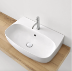 KERASAN NOLITA UMYWALKA PODWIESZANA/ NABLATOWA BIANCO MATT 70x45 534230