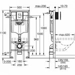 Grohe Rapid SL Stelaż podtynkowy 5w1 38827000  