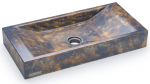  S.V.I.S. Design UMYWALKA 60 CM SIRIUS BASIC - GRANITE, NIEBIESKO-SZARY I OCHRA, LAKIER PÓŁMATOWY