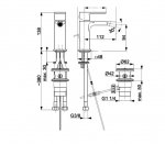 KFA Armatura Dust bateria bidetowa miedziana połysk 13.8 cm 93832502