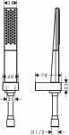Hansgrohe Rainfinity Zestaw prysznicowy 100 biały matowy 26856700