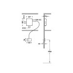 Tres SHOWER TECHNOLOGY ELEKTRONICZNY STEROWNIK TERMOSTATYCZNY PODTYNKOWY 2-DROŻNY SHOWER TECHNOLOGY BLUE EDITION-49286299
