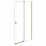 Besco Vayo Gold Kabina prysznicowa przesuwna walk-in 130x200 VYG130200C