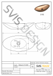 S.V.I.S. Design UMYWALKA 60 CM ORION SAPELLI LAKIER MATOWY NATURALNY