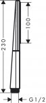 Hansgrohe Rainfinity Słuchawka prysznicowa złoty optyczny polerowany 26866990