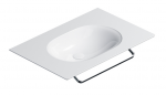 Catalano SFERA umywalka ścienna 75x50cm z kompletem mocowań biały połysk 175HZ00/0520760001