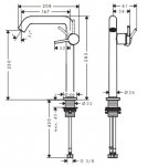 Hansgrohe Tecturis S Jednouchwytowe baterie umywalkowe Fine z CoolStart Chrom 73370000