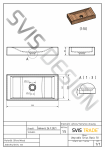 S.V.I.S. Design UMYWALKA 50 CM SIRIUS BUK LAKIER BŁYSZCZĄCY NATURALNY