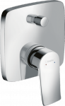 31451000 Hansgrohe Metris Jednouchwytowa bateria wannowa zgodna z normą EN 1717, podtynkowa do iBox universal