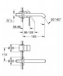 Grohe Essence Bateria umywalkowa podtynkowa cool sunrise 29192GL1