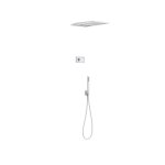Tres SHOWER TECHNOLOGY ZESTAW ELEKTRONICZNEJ BATERII TERMOSTATYCZNEJ PODTYNKOWEJ 3-DROŻNEJ SHOWER TECHNOLOGY BLUE EDITION PRYSZNICOWE-09286308BM