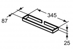 Ideal Standard Adapto Poręcz na ręczniki - Cubo 35 cm U8427AA