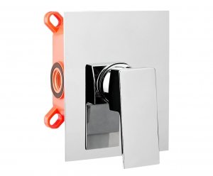 AQG Bateria prysznicowa podtynkowa 1-drożna Bold Chrom 01BOL350CR