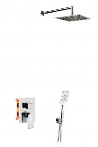 AQG Zestaw prysznicowy podtynkowy Alpha EC216 Chrom 19ALPEC21602