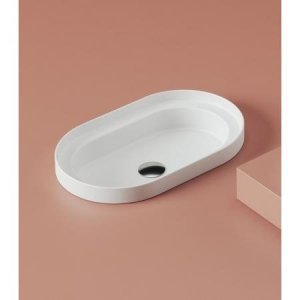  Art Ceram Fuori Scala Umywalka nablatowa lub wpuszczana 58x35 cm, biały połysk TFL03301;00