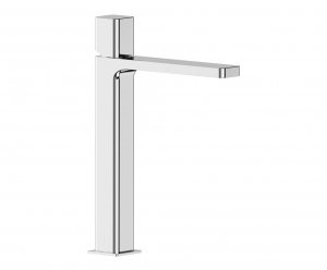 AQG Bateria umywalkowa wysoka QB Chrom z aeratorem redukującym przepływ 01QBE128CR