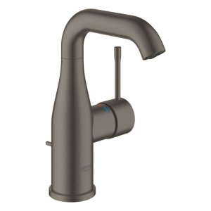 Grohe Essence Bateria umywalkowa z korkiem brushed hard graphite 24173AL1