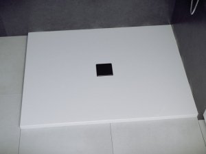 Besco Nox brodzik prostokątny White 100 + kratka czarna BMN10090BC