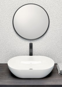 GSI Pura Umywalka nablatowa 60x37 cm biały połysk 883411