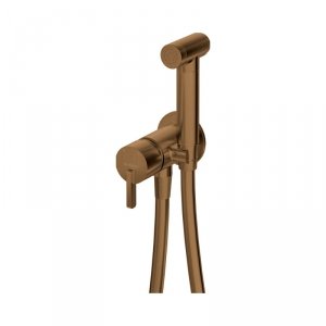 Deante Silia Bateria bidetowa podtynkowa ze słuchawką typu bidetta brąz szczotkowany BQSC34M WYSYŁKA 24H