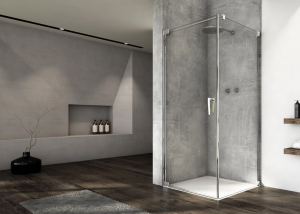 Ronal Sanswiss ścianka boczna 120x200 cm, szkło przezroczyste, profile Srebrny połysk CAT11205007