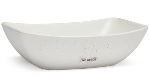 S.V.I.S. Design UMYWALKA 50 CM VIRGO BASIC - NATURALNY, BEZ DEKORU, LAKIER MATOWY