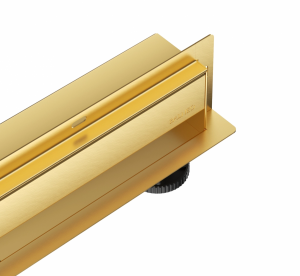Balneo WDrain NEXT odpływ liniowy ścienny dwustronny 100 cm złoty szczotkowany A0301030102-5 WYSYŁKA