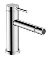 Hansgrohe Tecturis S Jednouchwytowa bateria bidetowa z kompletem odpływowym Biały Matowy 73201700