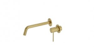 Lavita Bateria umywalkowa podtynkowa Orion Brushed Gold 5900378341475