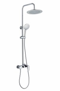AQG System prysznicowy Wind Blu RD z uchwytem Summer, Deszczownica Wind Blu RD Ø 24  21WBR24SUD01