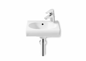 Roca Meridian Umywalka wisząca 35x32x14,5 cm z otworem po prawej stronie biała A327249000