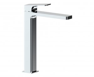 AQG Bateria umywalkowa wysoka Delta Chrom z aeratorem redukującym przepływ 01DEL128CR