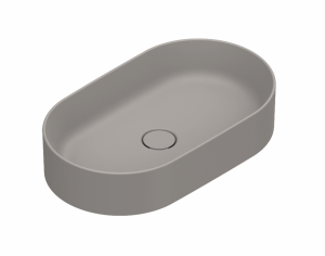 Catalano ZERO umywalka nablatowa 50x35 h=12 cm ciemny szary mat 0122500032