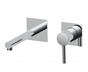 AQG Bateria umywalkowa podtynkowa Stick Two z wylewką RD, Chrom 01STR180CR