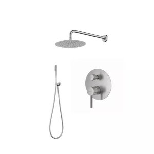 Gedy Zestaw Natryskowy Podtynkowy GARDA Nikiel Szczotkowany  GARDAZES25-38