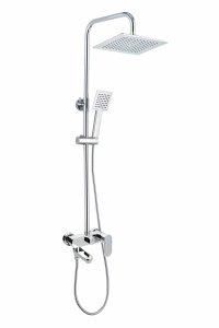 AQG System wannowy Wind Blu SQ z uchwytem Summer Spout, Deszczownica Wind Blu SQ 22,5 x 22,5  21WBC22SUB01