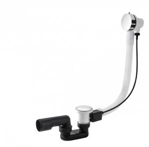 Vedo Minimalista I Przelew wannowy z korkiem automatycznym 70cm chrom 246M/70/CH