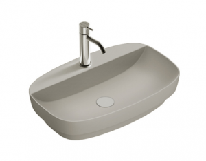 Catalano GREEN LUX 60x40 umywalka szara matowa z półką z otworem na baterię 160GRLXNCS/0625601023